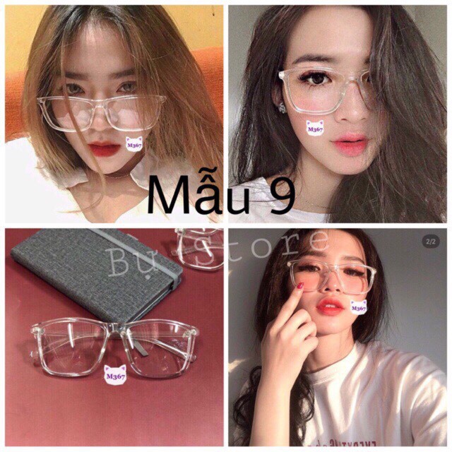 KÍNH GỌNG DẺO UNISEX - KÍNH TRONG SUỐT NAM NỮ THỜI TRANG CHỐNG BỤI GIẢ CẬN | BigBuy360 - bigbuy360.vn