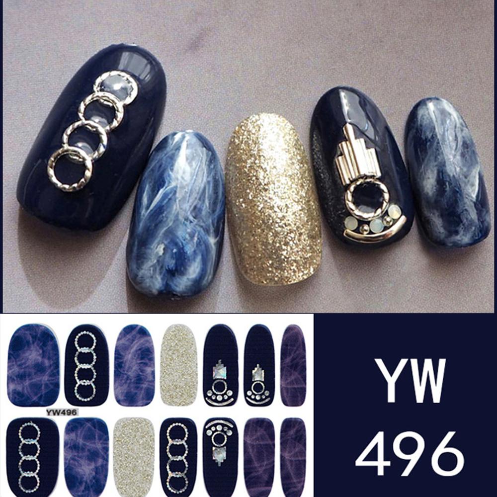 1 Tờ Đề Can Dán Móng Tay DIY Xinh Xắn Tiện Dụng