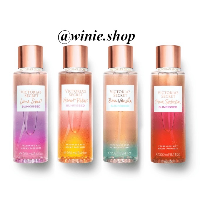 VICTORIA'S SECRET Xịt Thơm Toàn Thân Body Mist -  Pure Secdution Sunkissed 250ml [w̠i̠n̠i̠e̠ッ] | Thế Giới Skin Care