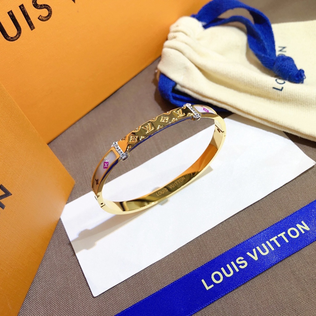 LOUIS VUITTON Vòng Tay LV Cao Cấp Thời Trang Cho Cặp Đôi