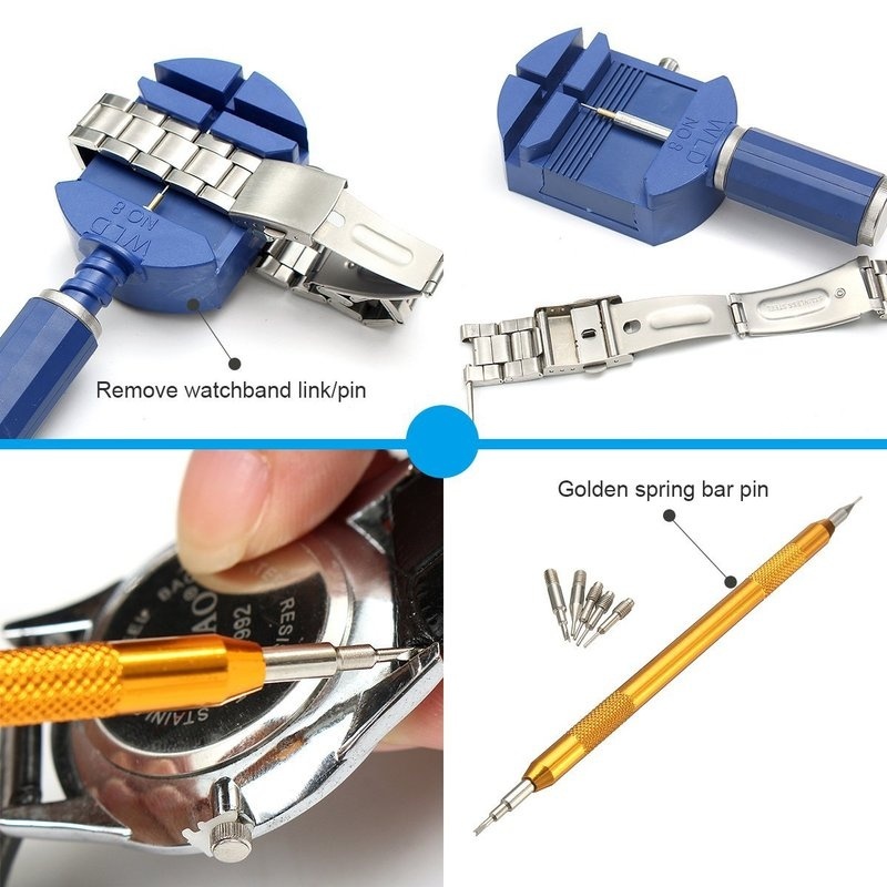 Bộ dụng cụ sửa chữa đồng hồ 144/147 món chuyên dụng chất lượng cao