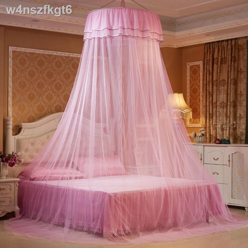 ♂miễn phí lắp đặt lưới chống muỗi trần vòm gia đình kiểu công chúa giường đôi đơn 1,2 1,5m / mùng 1,8m dày mã h