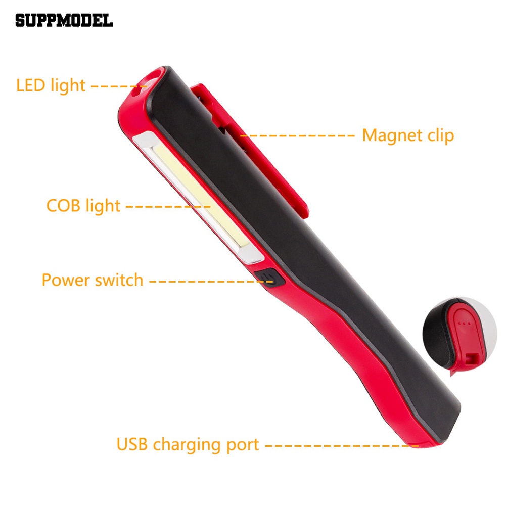 Đèn LED COB sạc USB từ tính thiết kế nhỏ gọn tiện dụng