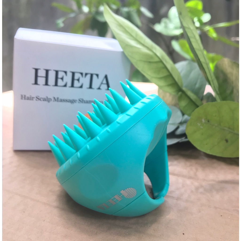 Lược Gội Đầu Heeta Silicon Thế Hệ Mới- Lược gai loại mới massage gỡ rối GIẢM GÀU, GIẢM RỤNG HIỆU QUẢ