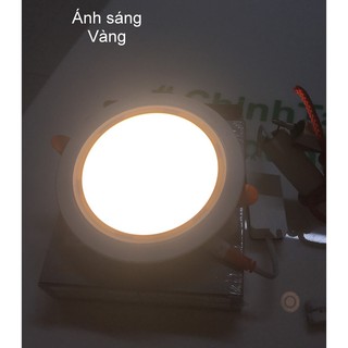 KDMT0091 - Đèn led panel tròn đổi màu 3 chế độ Duhal 9W