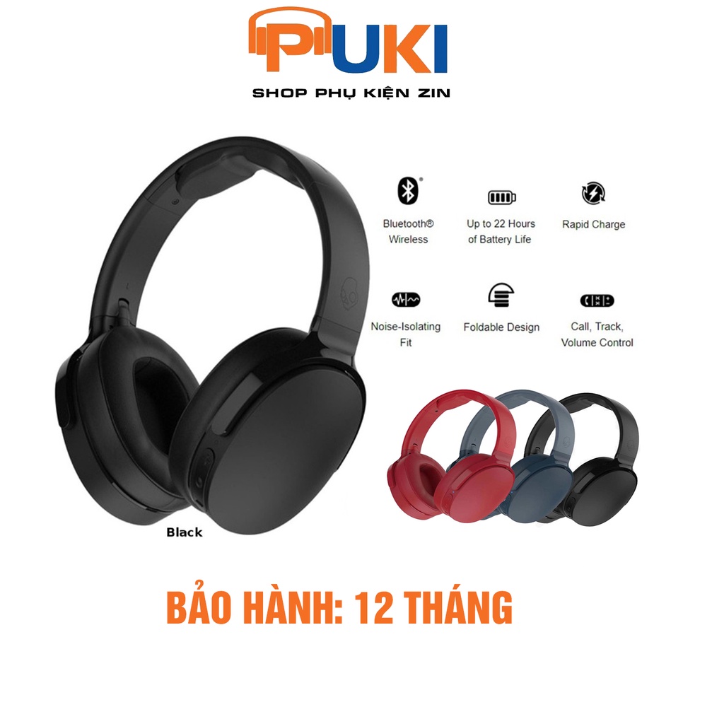 Tai Nghe Chụp Tai Bluetooth Skullcandy HESH 3 Chính Hãng - Tai Nghe Skullcandy Wireless Hesh 3 Like New