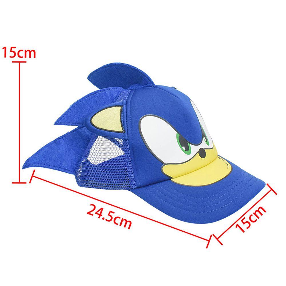 NICKOLAS Mũ Lưỡi Trai Chống Nắng In Chữ Sonic Số Thời Trang Cho Bé