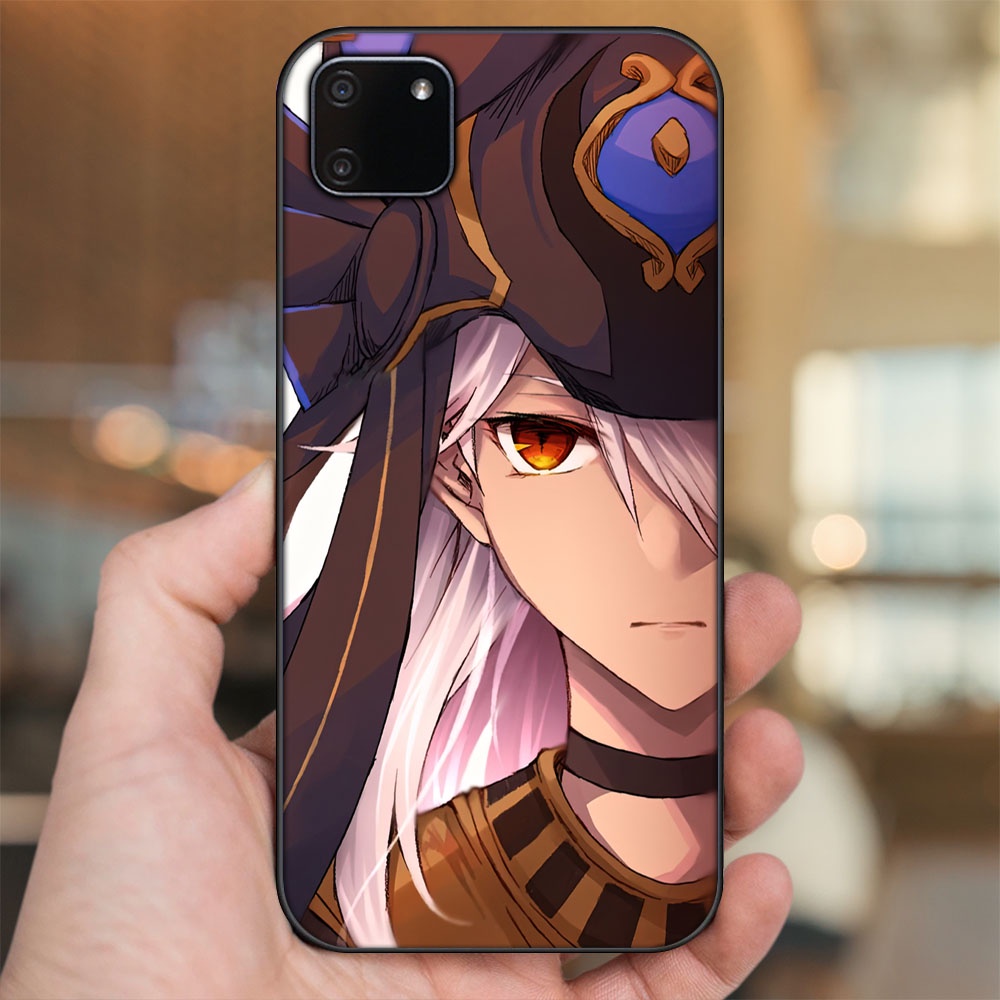 Ốp lưng Realme C11 2020 viền đen in hình Cyno Genshin Impact