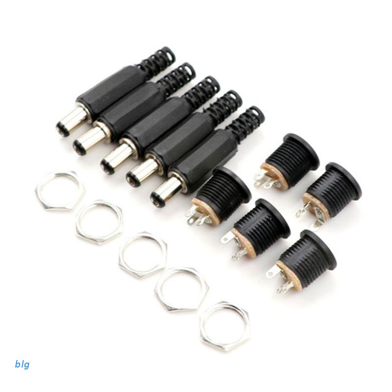 Set 10 Phích Cắm Nguồn 12v 3a + Đầu Nối Dc