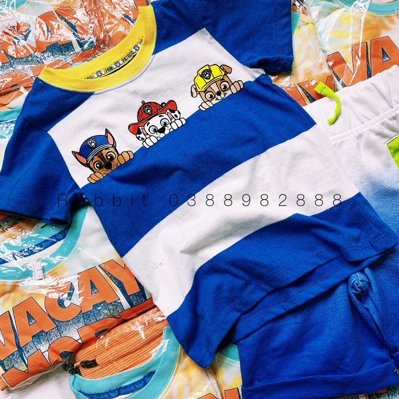 Bộ xanh cây dừa Wonderkids --HÀNG SALE KO ĐỔI TRẢ