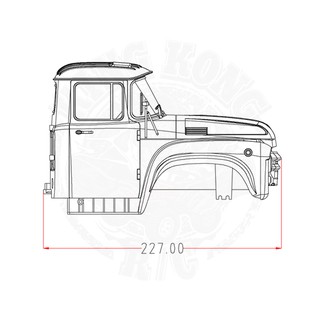 Cabin Zil130 1/12 ~ 1/14 RC