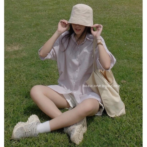 Áo Sơ Mi Form Rộng Nữ Xinh chất đẹp