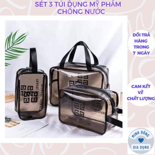 Túi Đựng Mỹ Phẩm Trong Suốt MiNi Du Lịch Chống Nước,Túi Đựng Đồ Trang Điểm Du Lịch Thời Trang Nữ