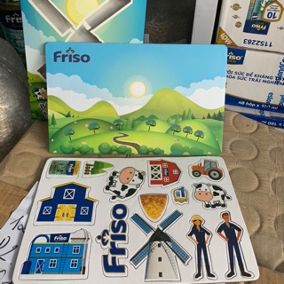 Bộ lắp ghép nam châm nông trại - quà từ friso