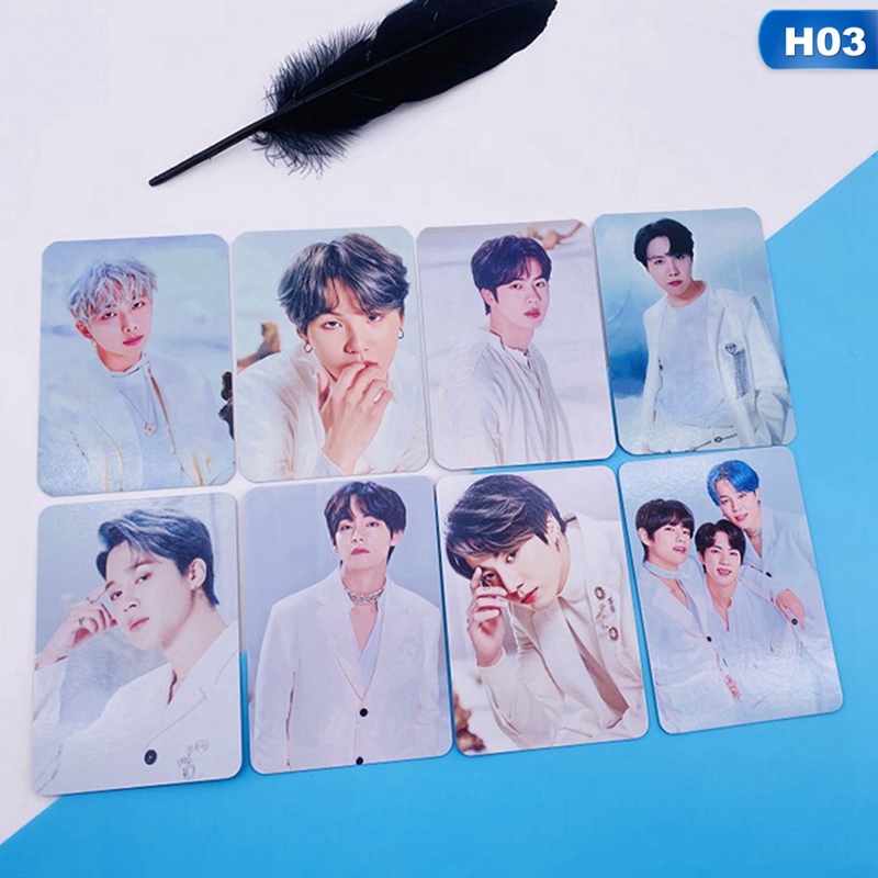 Bộ 8 Ảnh Lomo Card Nhóm Nhạc Kpop Bts