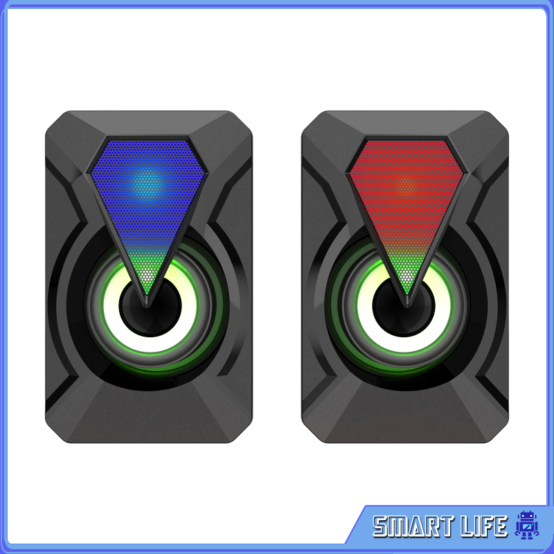 Loa Máy Tính 3wx2 Usb 3.5mm Aux Với Cáp 3.5mm