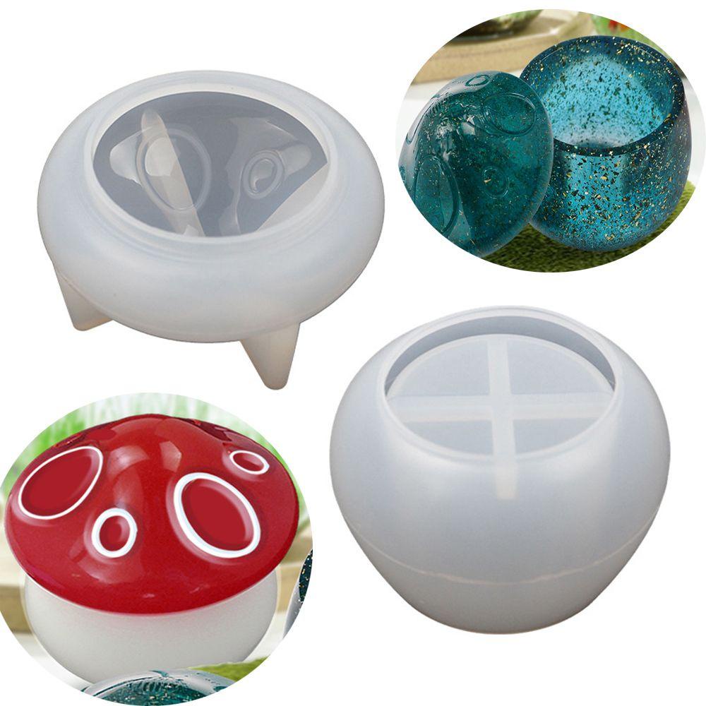 LONTIME Khuôn Silicone Làm Hộp Đựng Trang Sức Hình Cây Nấm