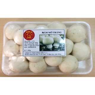 Nấm mỡ trắng hữu cơ tươi (200g)