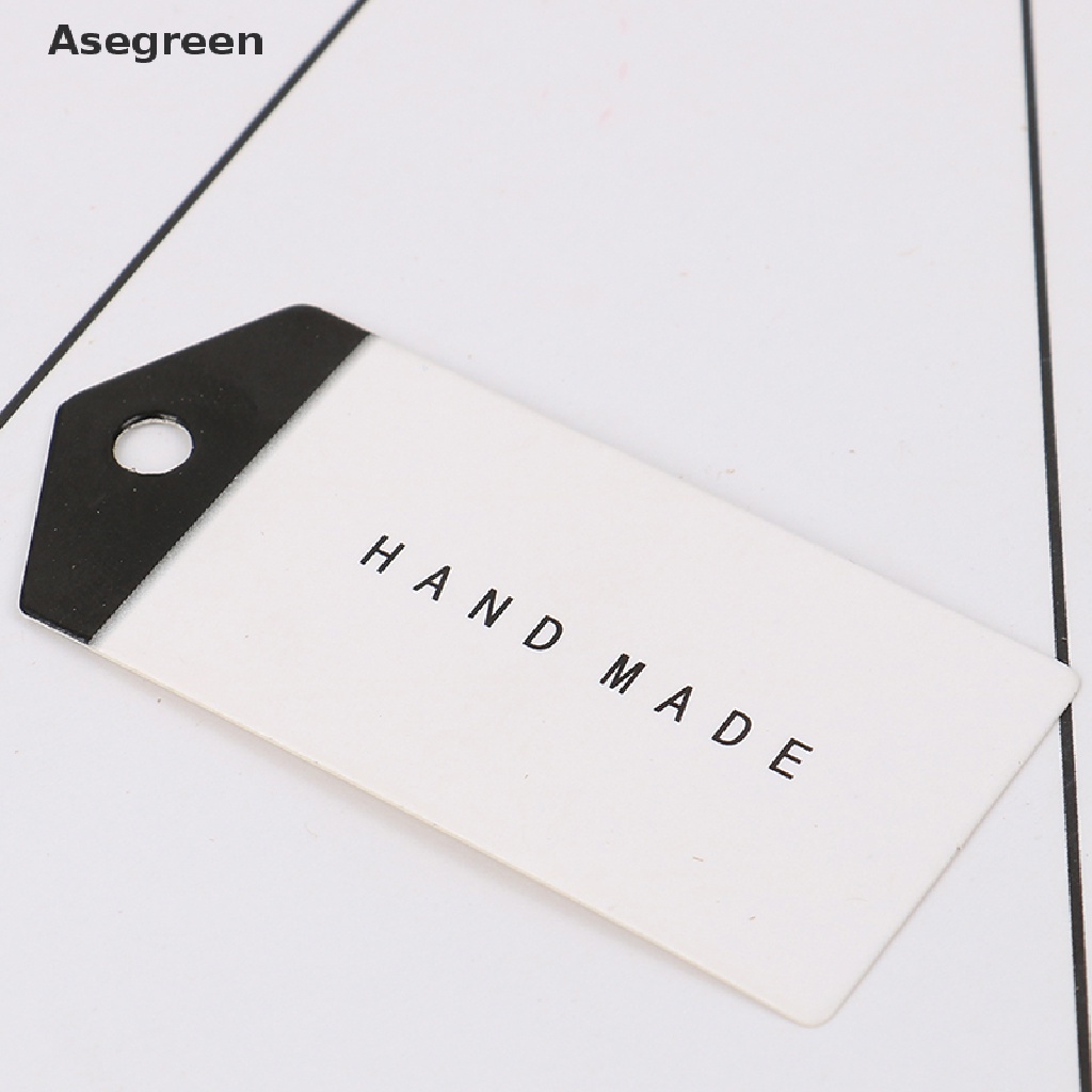 Bộ 100 Nhãn Giấy kraft Nhiều Màu Sắc Dùng Trang Trí DIY