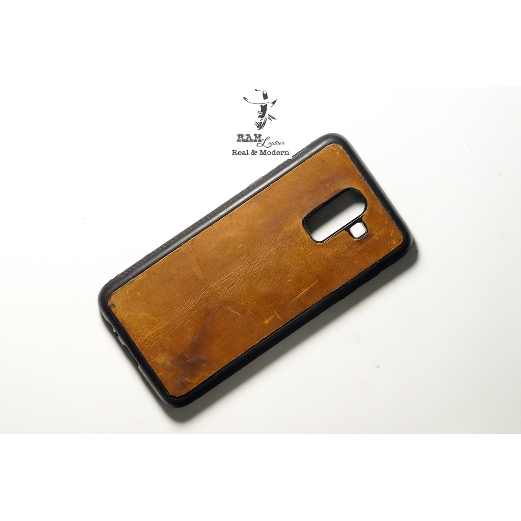 Ốp Lưng Da Bò Cho Samsung J8 2018 - RAM Leather