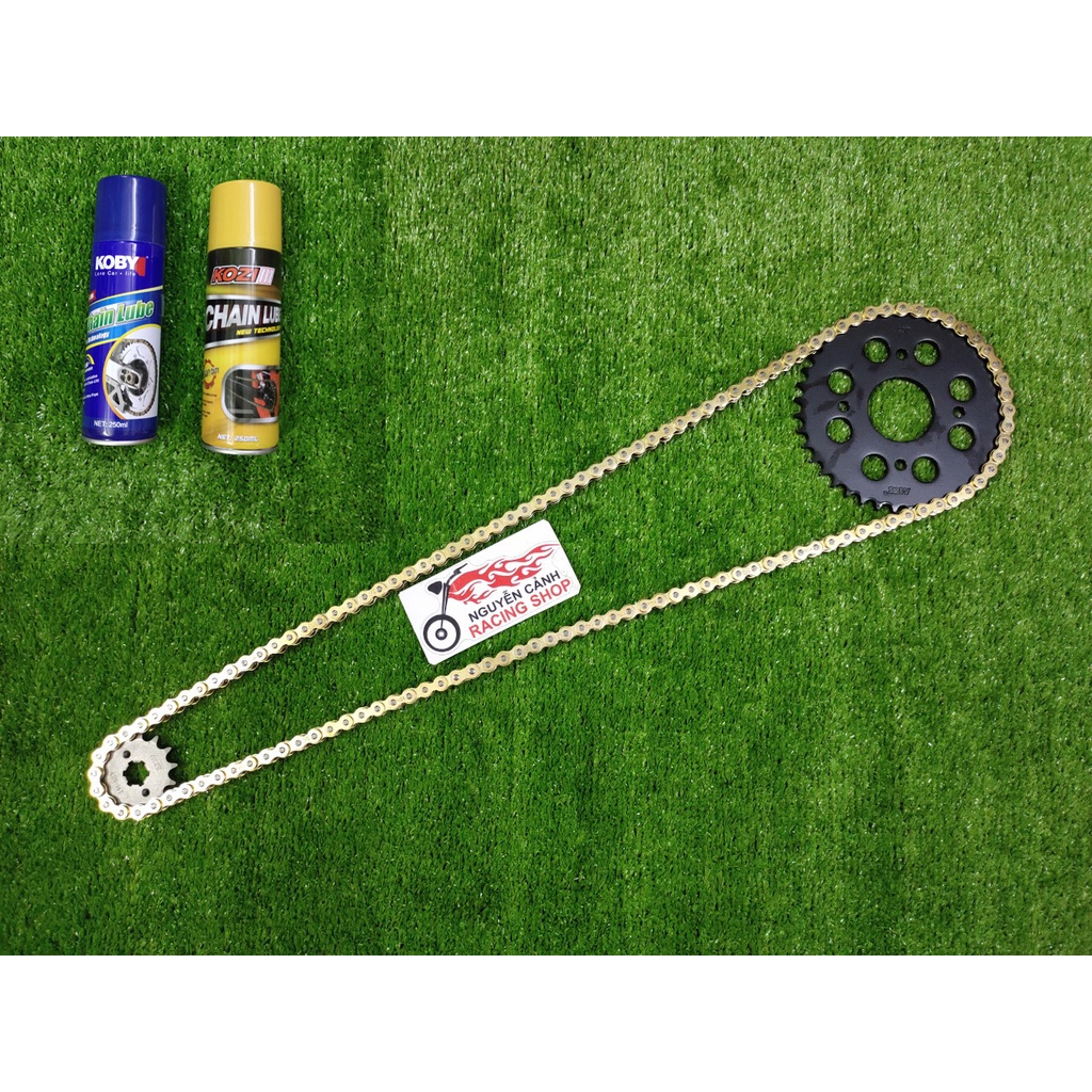 Nhông Sên dĩa Winner 150 15-44 SALE tặng xịt sên-Màu đen