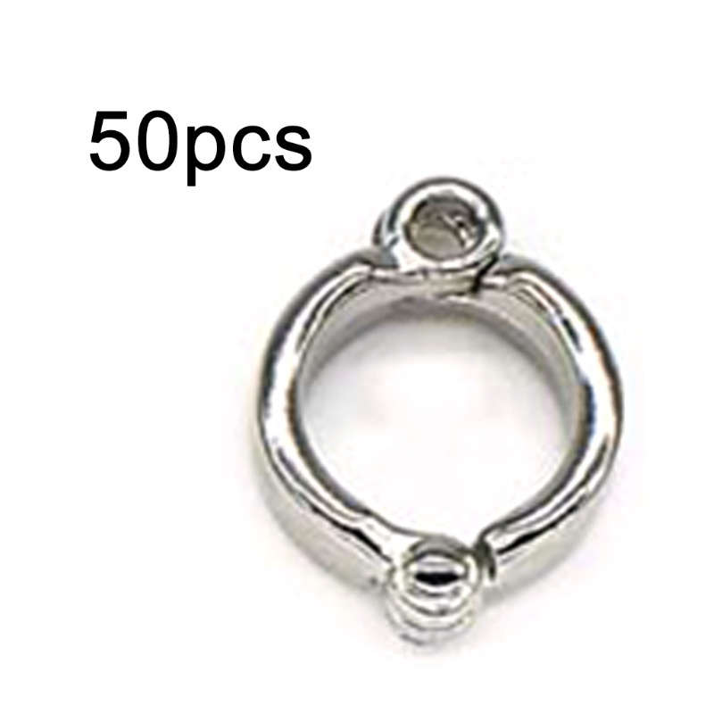 Bộ 50 Vòng Kẹp Chân Chim Bằng Kim Loại Dùng Huấn Luyện Bay Ngoài Trời