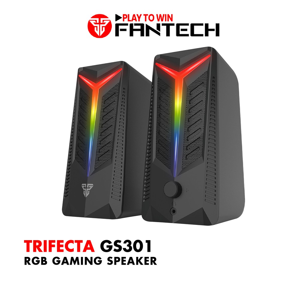 Loa Vi TÍnh Gaming Fantech GS301 TRIFECTA LED RGB 6 Chế Độ Hỗ Trợ Kết Nối Bluetooth 5.0 Và AUX 3.5mm