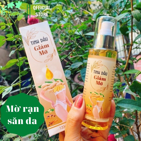 Tinh Dầu Giảm Mỡ, Từ Thiên Nhiên, An Toàn, Hiệu Quả, 120ml