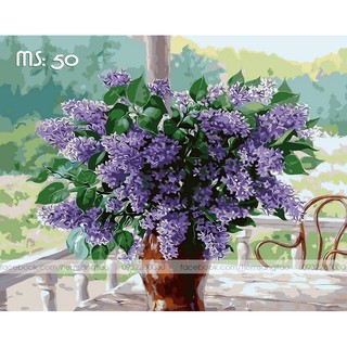 Tranh sơn dầu số hóa Lavender 50