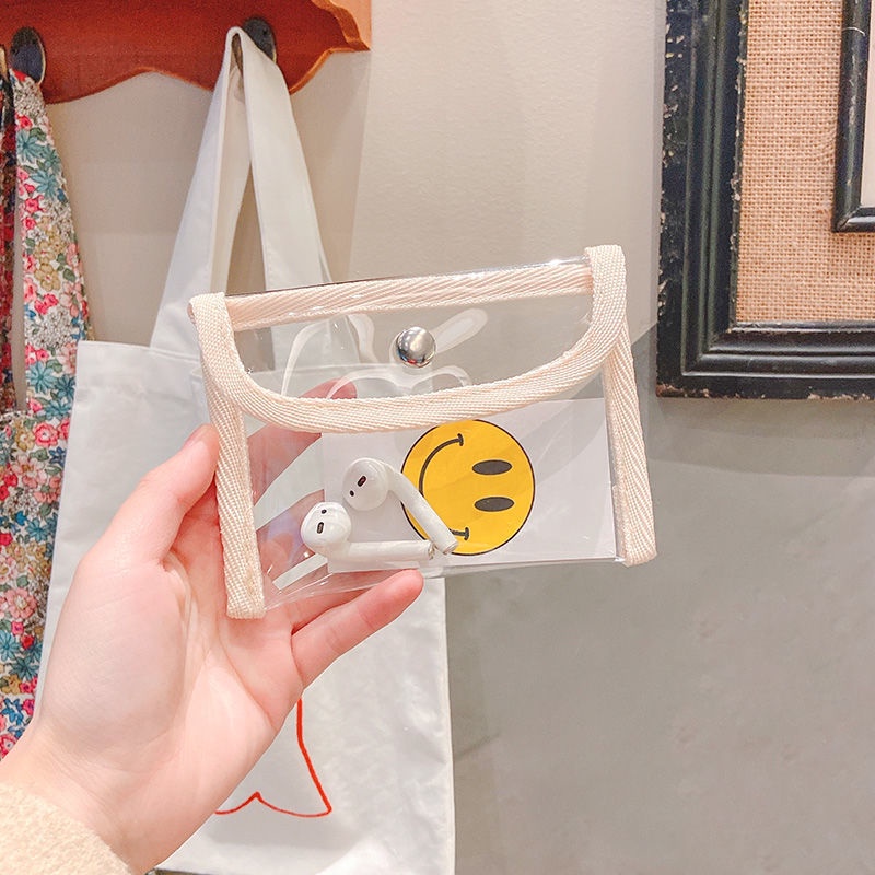 Túi Đựng Tiền Xu Thiết Kế Nhỏ Gọn Trong Suốt Dành Cho Học Sinh