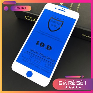 Kinh Cường lực iphone 10D full màn- iphone 6/6s/6plus/6splus/7/7plus/8/8plus/plus/X/Xr/