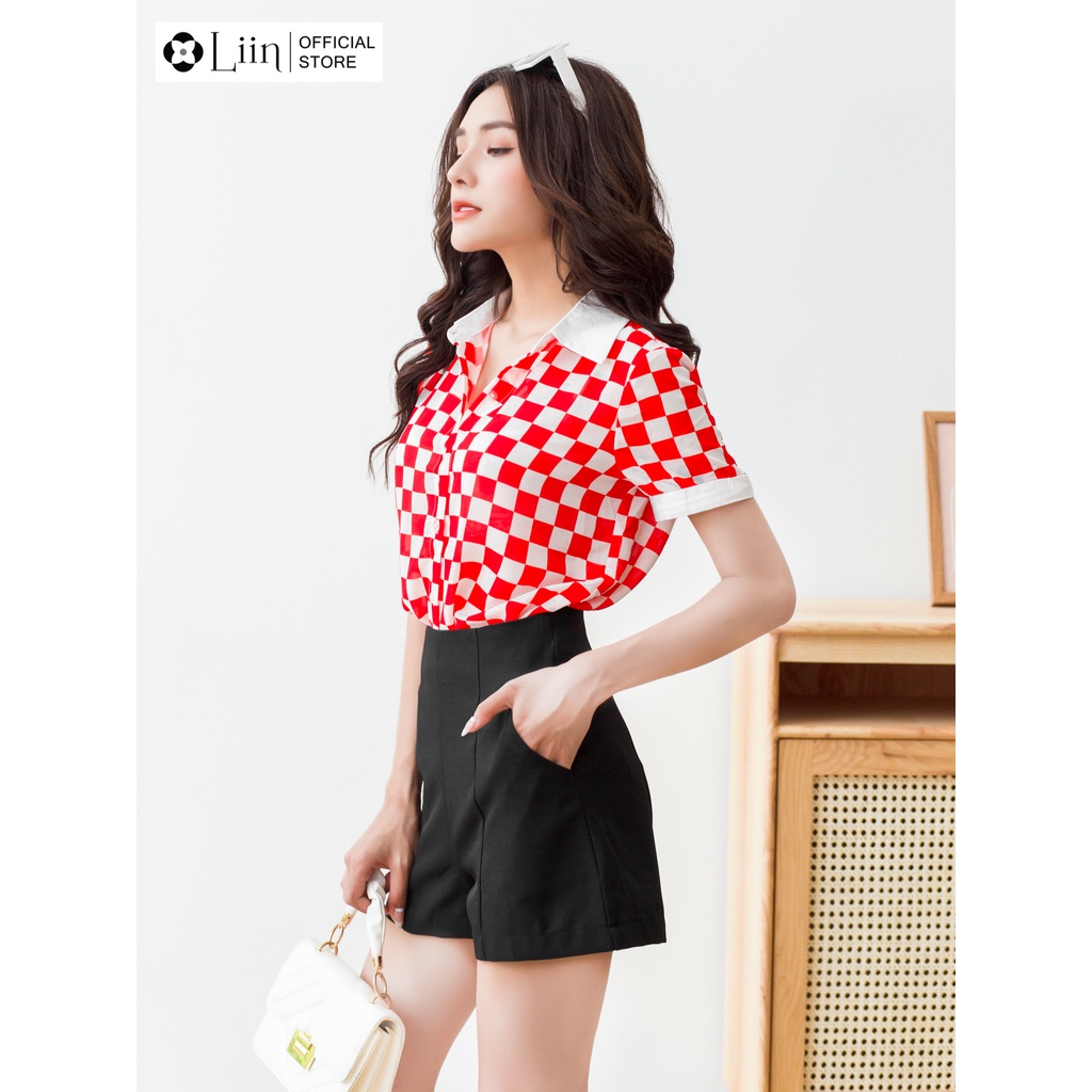 Quần short nữ basic LIIN CLOTHING đủ màu, đủ size, trẻ trung, kiểu dáng basic Q0123 | BigBuy360 - bigbuy360.vn