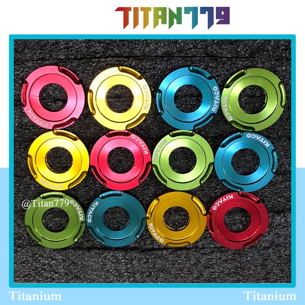 Long đền nhôm KITACO cnc 6li 8li 10li 12li 14li, long đền 6li lốc máy