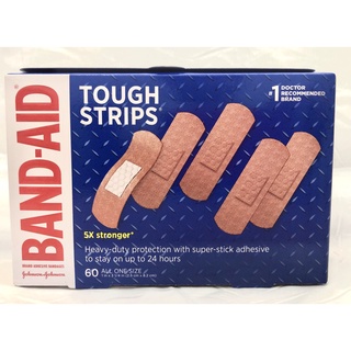  BĂNG CÁ NHÂN BAND-AID TOUGH STRIPS Siêu dính - 60 M 