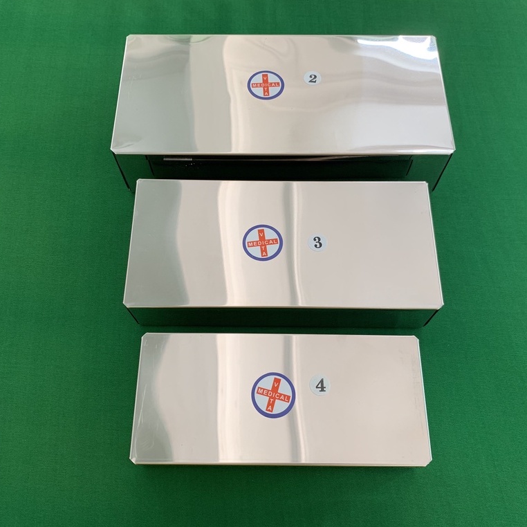 HỘP ĐỰNG DỤNG CỤ INOX NẮP LIỀN Y TẾ HỘP CHỮ NHẬT INOX CÁC CỠ 1-2-3-4