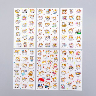 Bộ 6 sticker dán hình siêu cute (1 bộ 6 miếng)