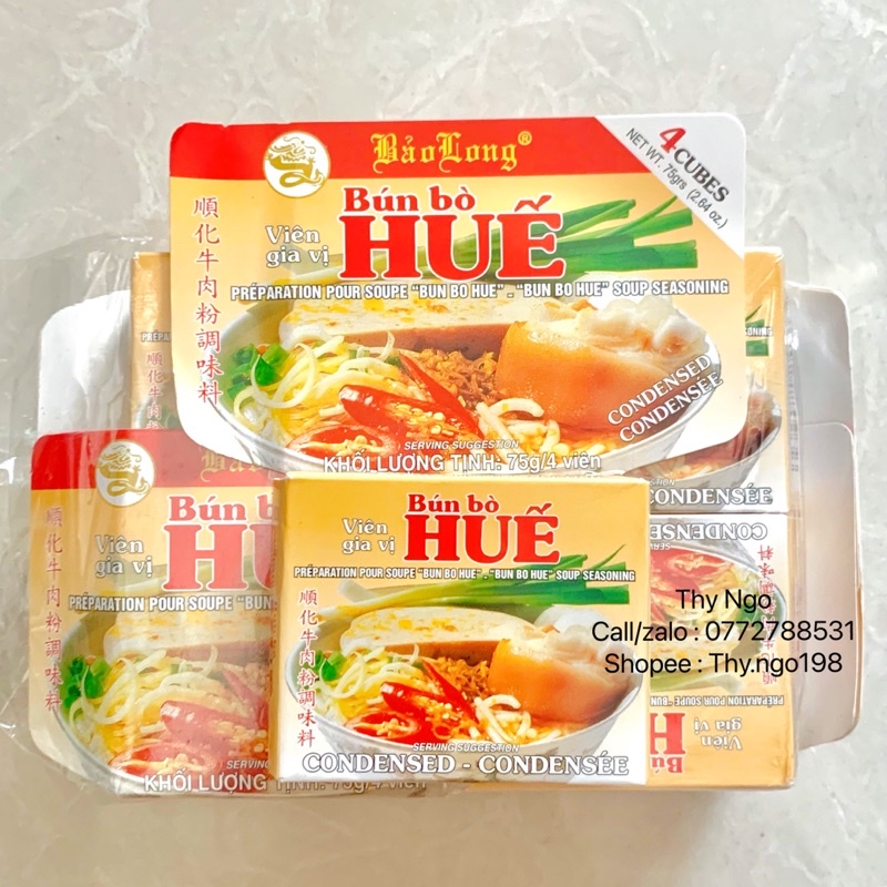 Viên gia vị phở / bún bò / hủ tiếu nam vang 75g