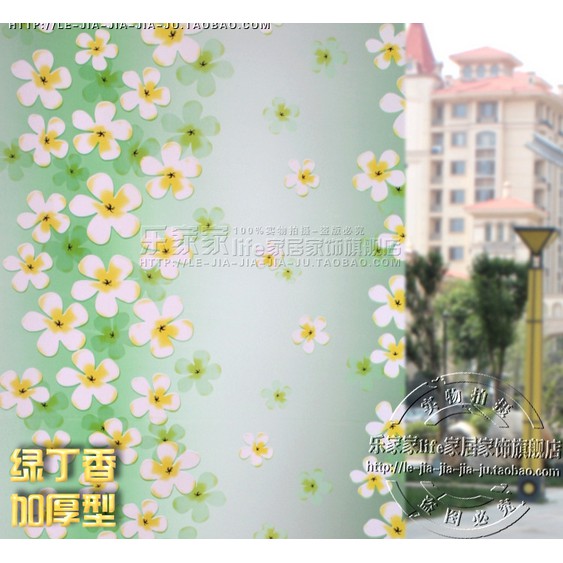 Giấy dán kính hoa lài xanh lá - khổ rộng 0.45m | BigBuy360 - bigbuy360.vn