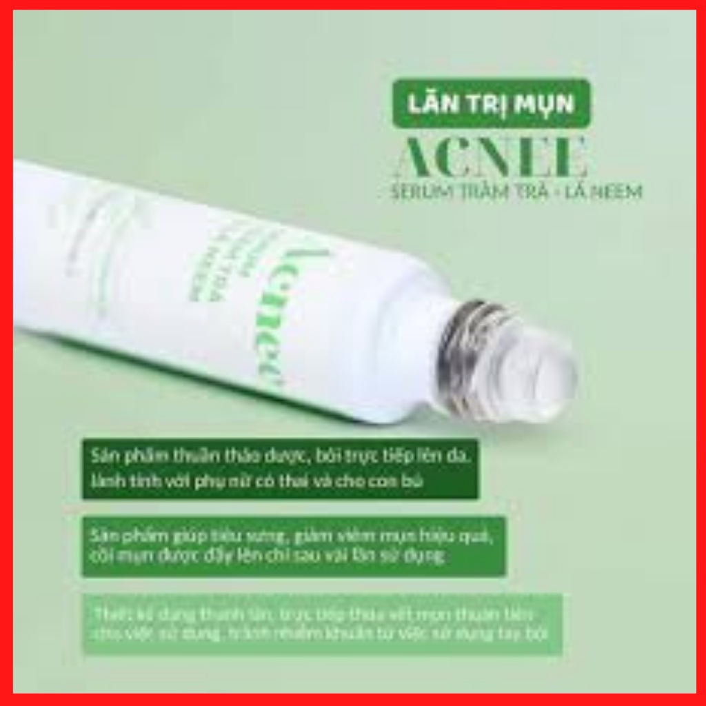 Serum chấm mụn LACO tràm trà & lá neem Acnee, giúp giảm sưng các vết mụn nhọt, trứng cá nhanh chóng, hiệu quả | BigBuy360 - bigbuy360.vn