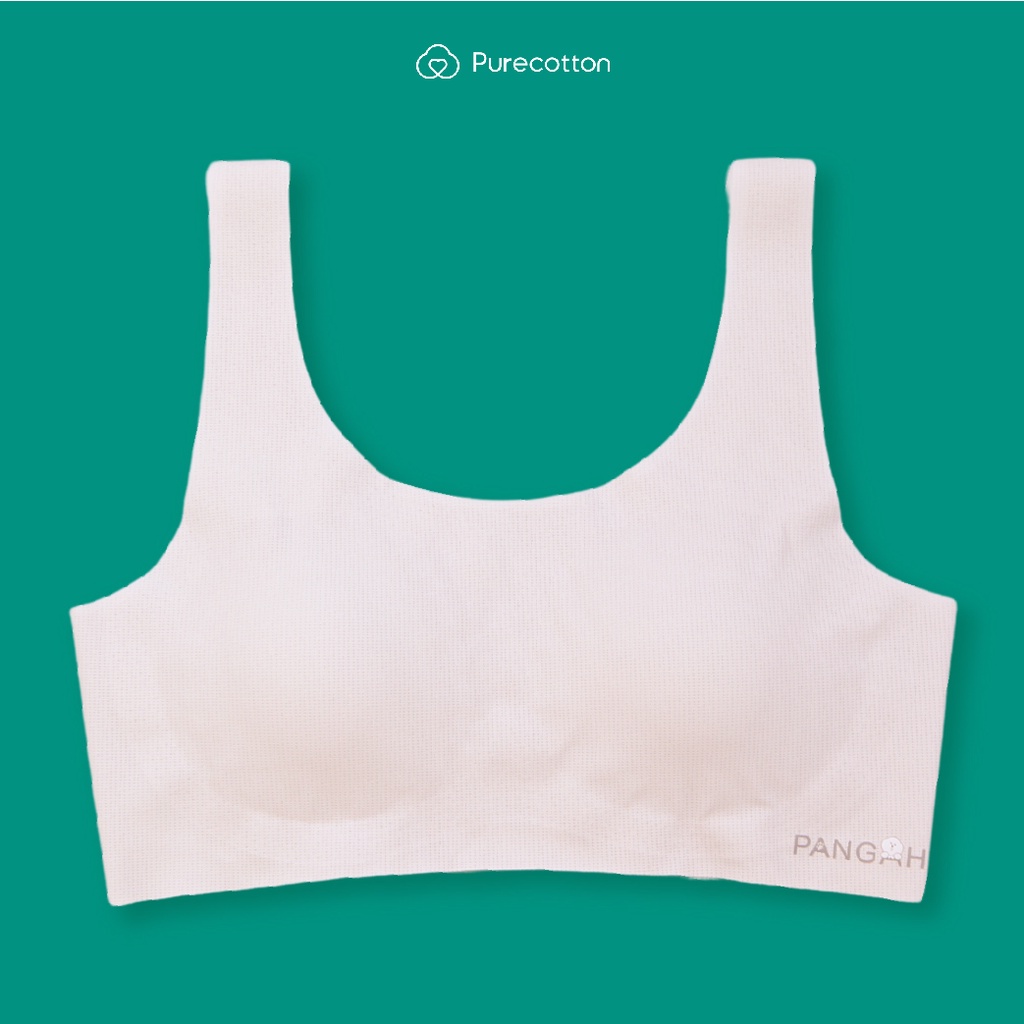 Áo lá học sinh không viền Purecotton chất liệu cotton cao cấp Beauty Light Bra PC088