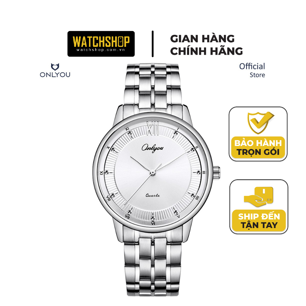 Đồng hồ Nam ONLYOU 83021GB Máy Pin Kính Khoáng