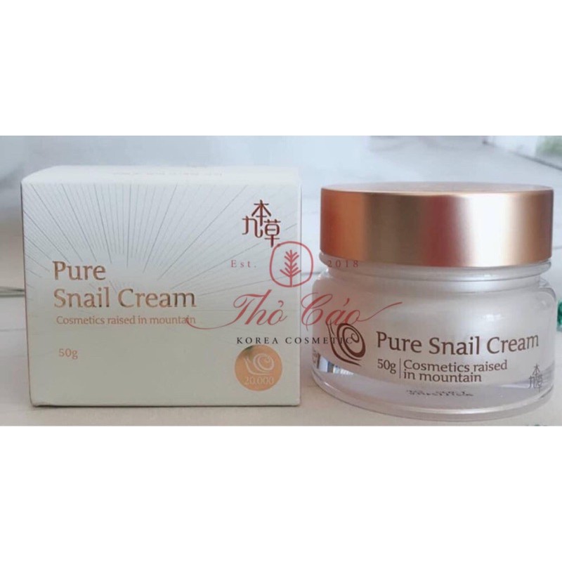 KEM DƯỠNG DA PURE SNAIL CREAM GUBONCHO