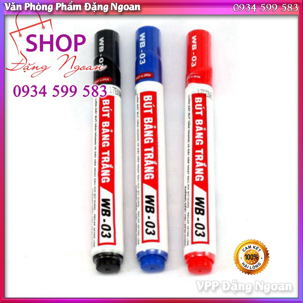 Hộp 10 Bút Dạ Viết Bảng Trắng thiên Long WB03 - VPP Đặng Ngoan