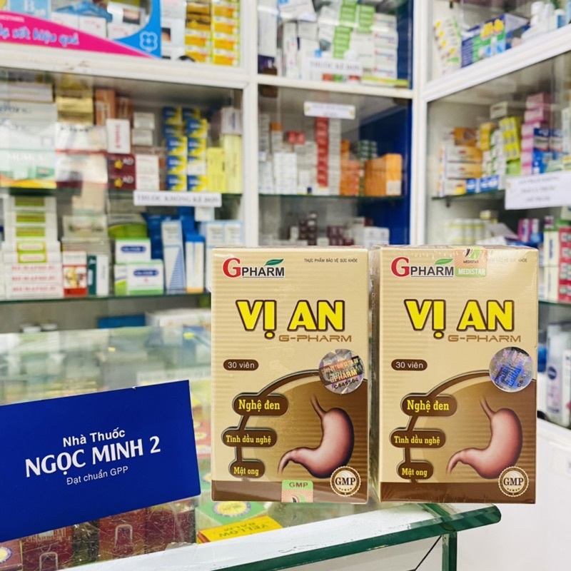 ✅ [Chính Hãng] Vị An Gpharm – Giúp giảm viêm loét dạ dày, trào ngược thực quản, viêm đại tràng  ( hộp 30 Viên )