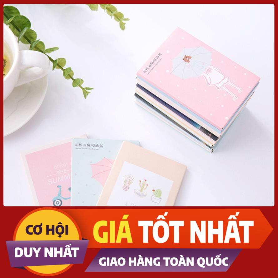 Mua 1 tặng 1- Giấy thấm dầu gói 50 miếng TD6A HANAYUKI BEAUTY