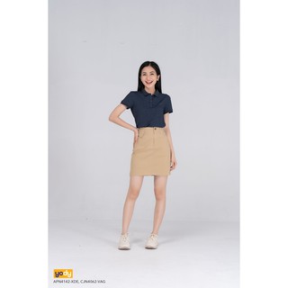 Chân Váy Ôm Khaki Ngang Đùi YODY Dáng Công Sở Cực Đẹp CJN4062