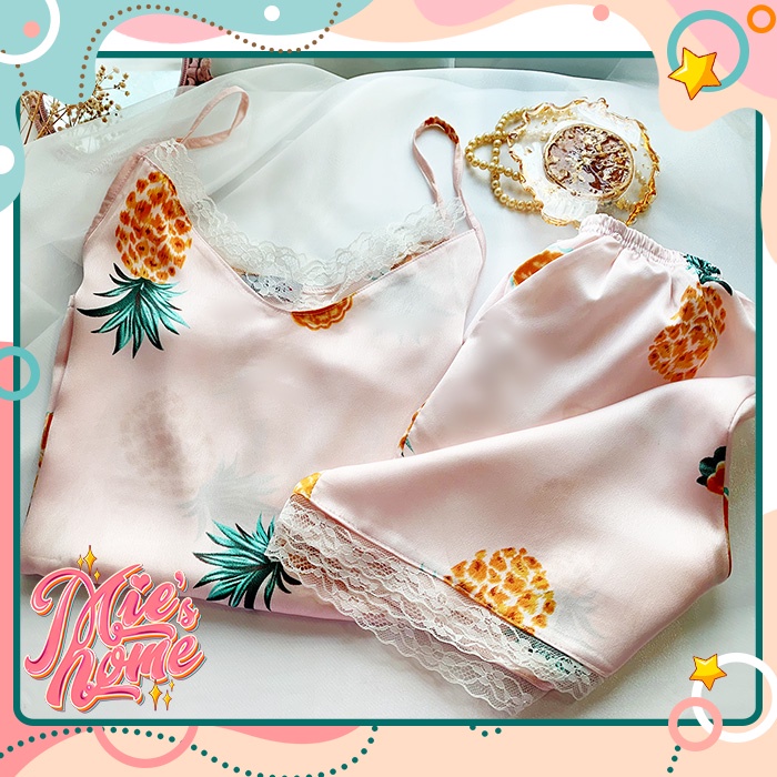  Đồ bộ nữ mặc nhà,pijama lụa,đồ ngủ nữ-Mie | BigBuy360 - bigbuy360.vn