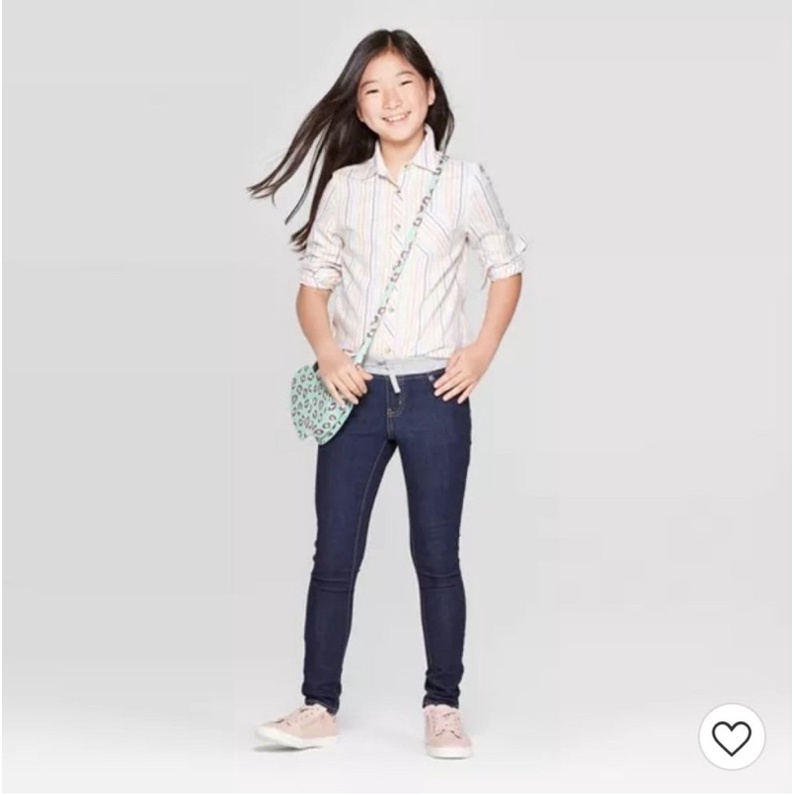 Quần jean dài bé gái