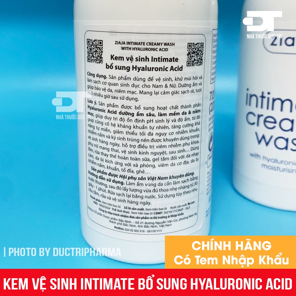 [CHÍNH HÃNG CÓ TEM] Dung dịch vệ sinh Intimate creamy wash