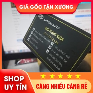 In thẻ nhựa cao cấp - in cả số lượng ít